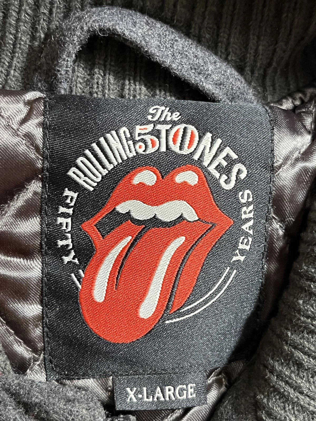 Rolling Stones Tour Merch - Tongue Varsity Jacket