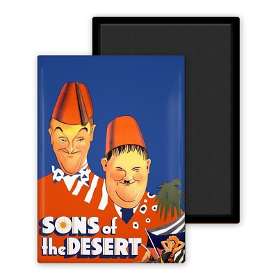 Laurel und Hardy Sons of the Desert 1933 Version 2 Poster - Magnet 54 x 78 mm