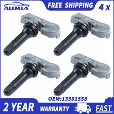 4X Tire Pressure Monitoring Sensor for 2010-2015 Chevy Camaro 13598772 13581558