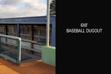 Photographic Background - Baseball Dugout 6x8'