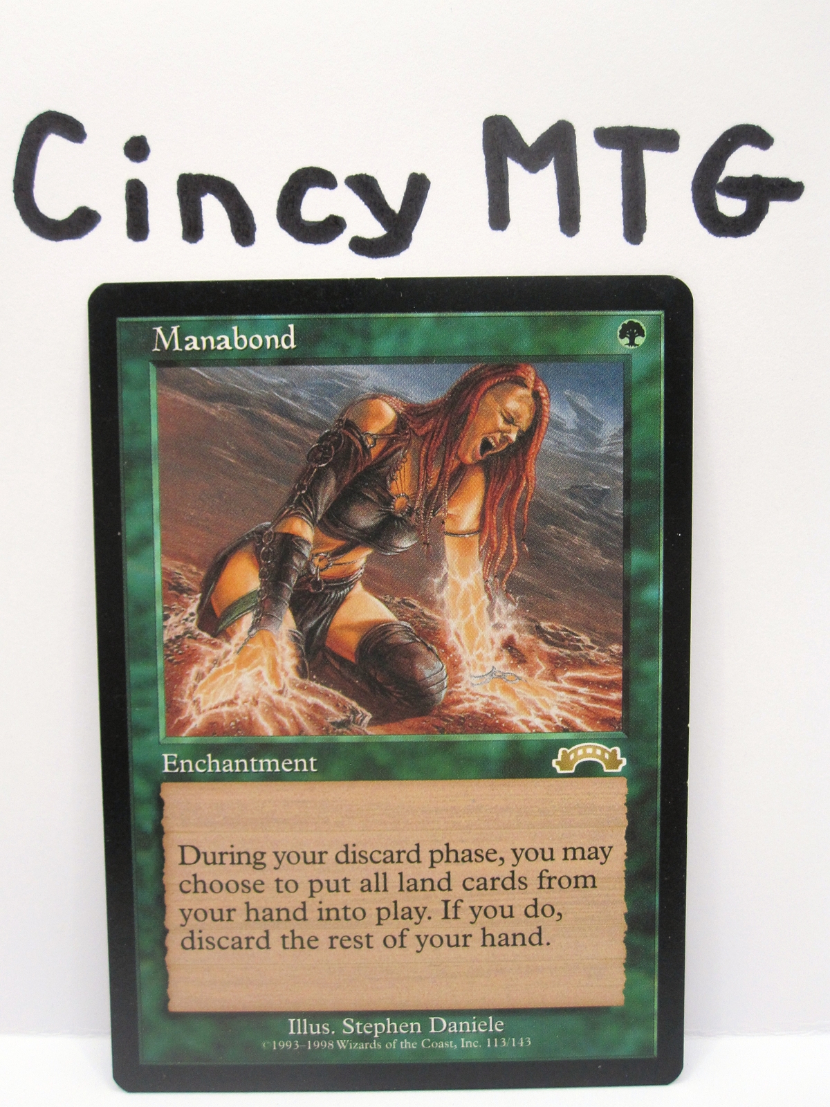 Manabond - 1x x1 - Exodus - EXO - LP - MTG Magic