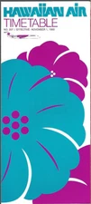 Hawaiian Air system timetable 11/1/80 [8051] Buy 4+ save 25%