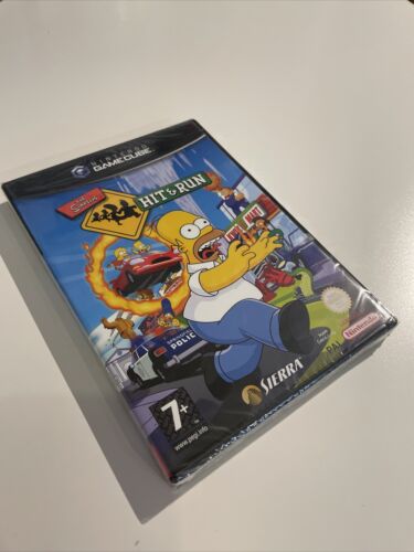 NEUF NEW the simpsons hit and run nintendo GC gamecube blister officiel FRA - Photo 1/9