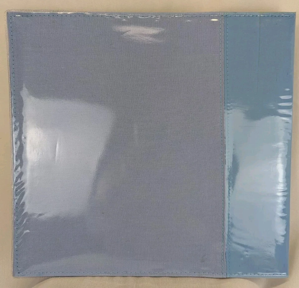 Libro de memoria/libro de chatarra 12x12" cubierta azul 20 páginas de carga superior, Darice recargable Foto 4 de 4