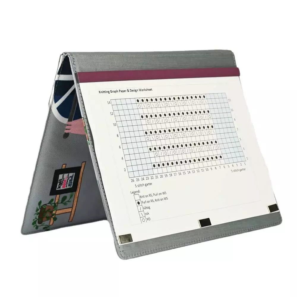 KnitPro Knitting Pattern Chart Keeper Pattern Holder Magnetic