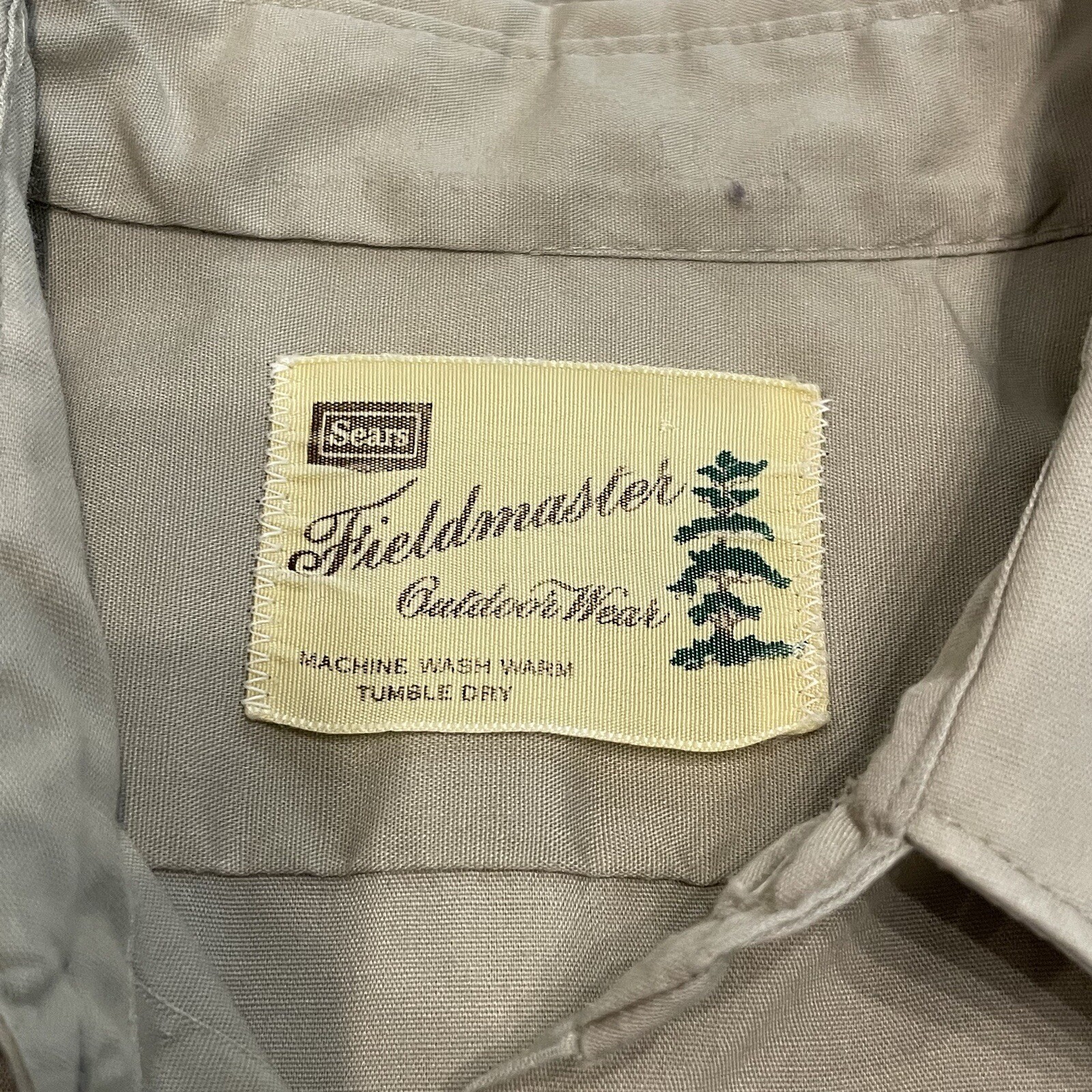 Vintage Sears Fieldmaster Button Down Camp Utilit… - image 10