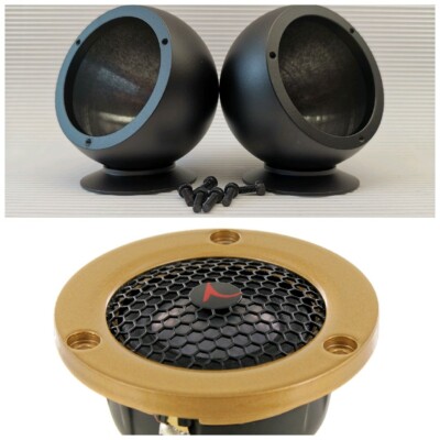 Scan Speak D3004 /604005 , Aluminum pods for Tweeters ScanSpeak