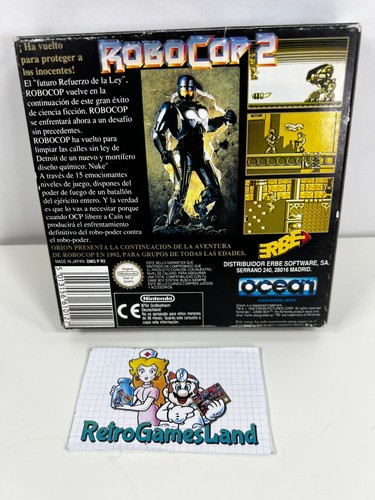 RARE ! Robocop 2 - ESP VERSION - GAMEBOY GB game boy Nintendo - Photo 4/11