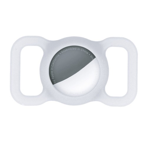 For Apple AirTag Pet Collar Silicone Protective Dog Cat Anti-Lost AirTag Tracker - Picture 12 of 17