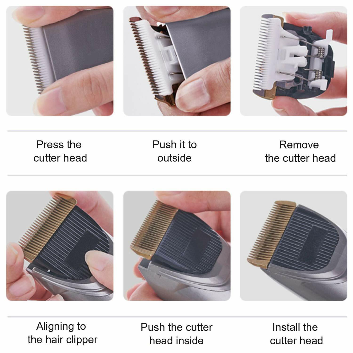 POLENTAT Professional Rechargeable Hair Clippers Trimmer LAM938 Titanium blade eBay