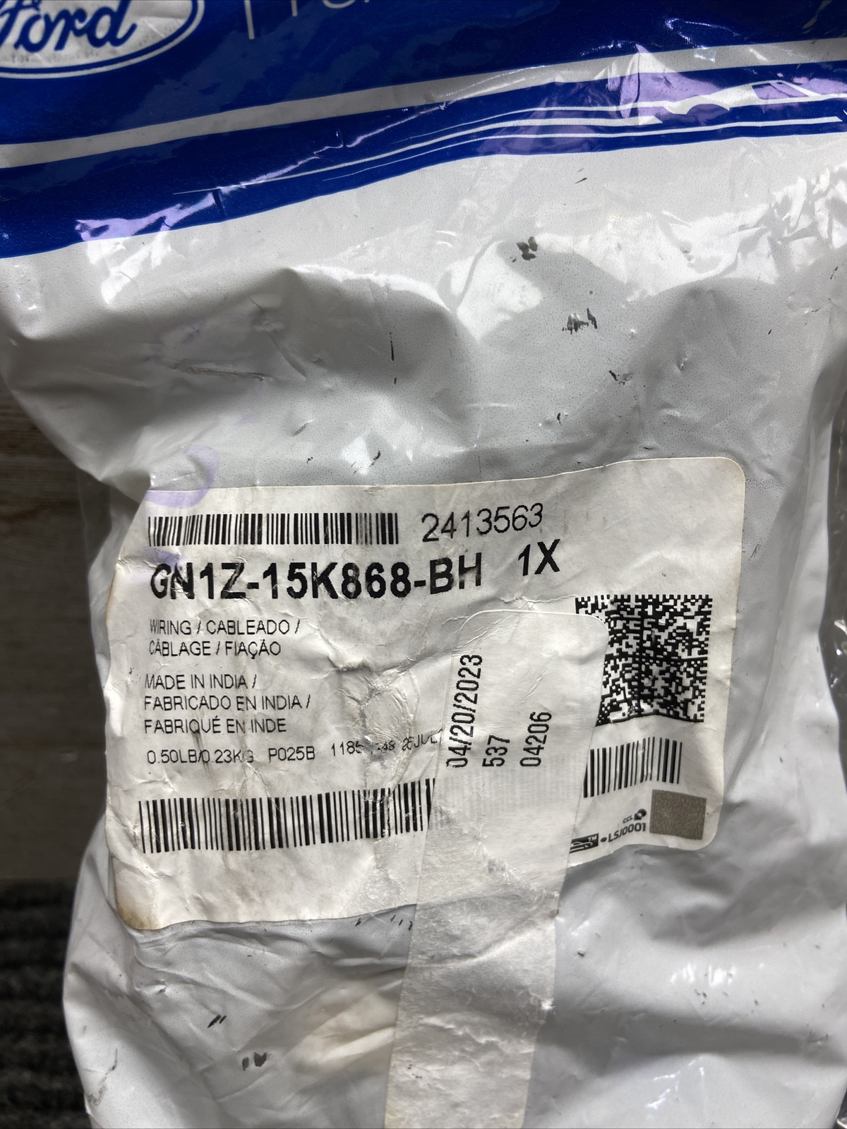 NEW OEM Ford Rear Bumper Parking Aid Sensor Wiring GN1Z15K868BH