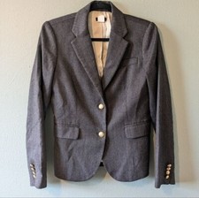 J. Crew Dark Grey Schoolboy Blazer Size 4