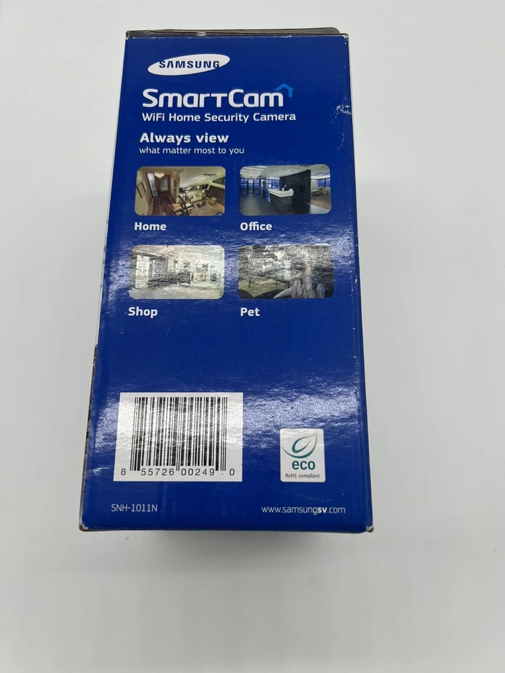 Monitor de cámara de seguridad para el hogar Samsung SNH-1011N SmartCam WiFi nuevo en caja | L303 Foto 3 de 4