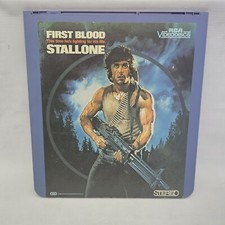 RAMBO first Blood CED RCA Video Discs 80s Stallone
