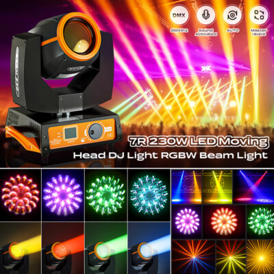 230W 7R Zoom Moving Head Beam Sharpy 8+16 Prism 17Gobo Strobe DMX Stage Lighting