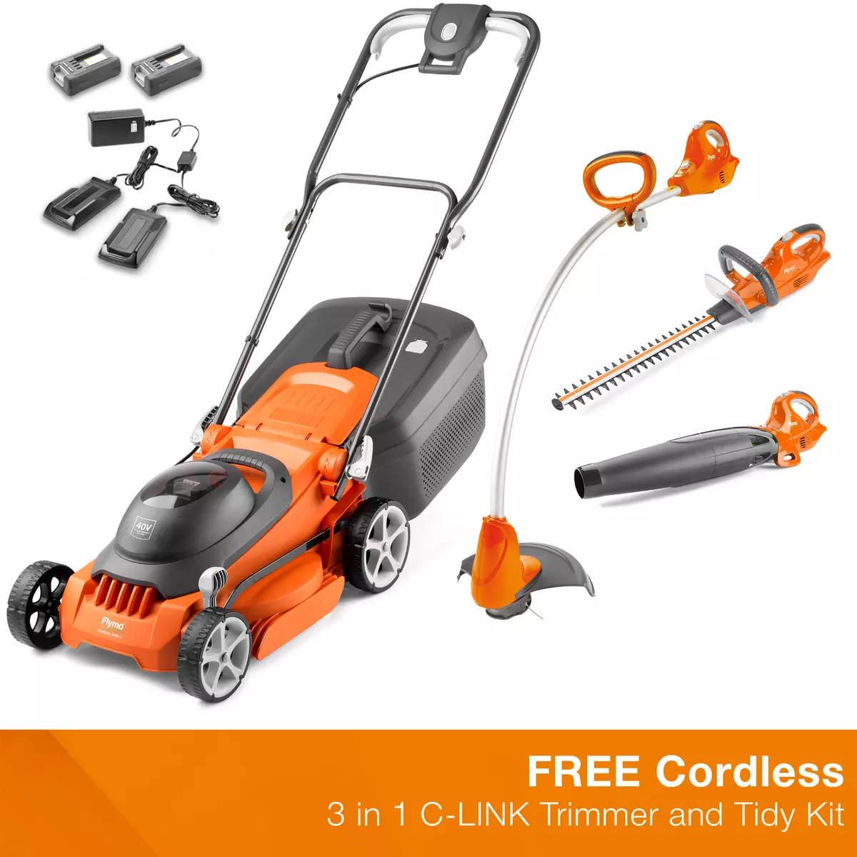 Flymo easistore sale 340r li cordless