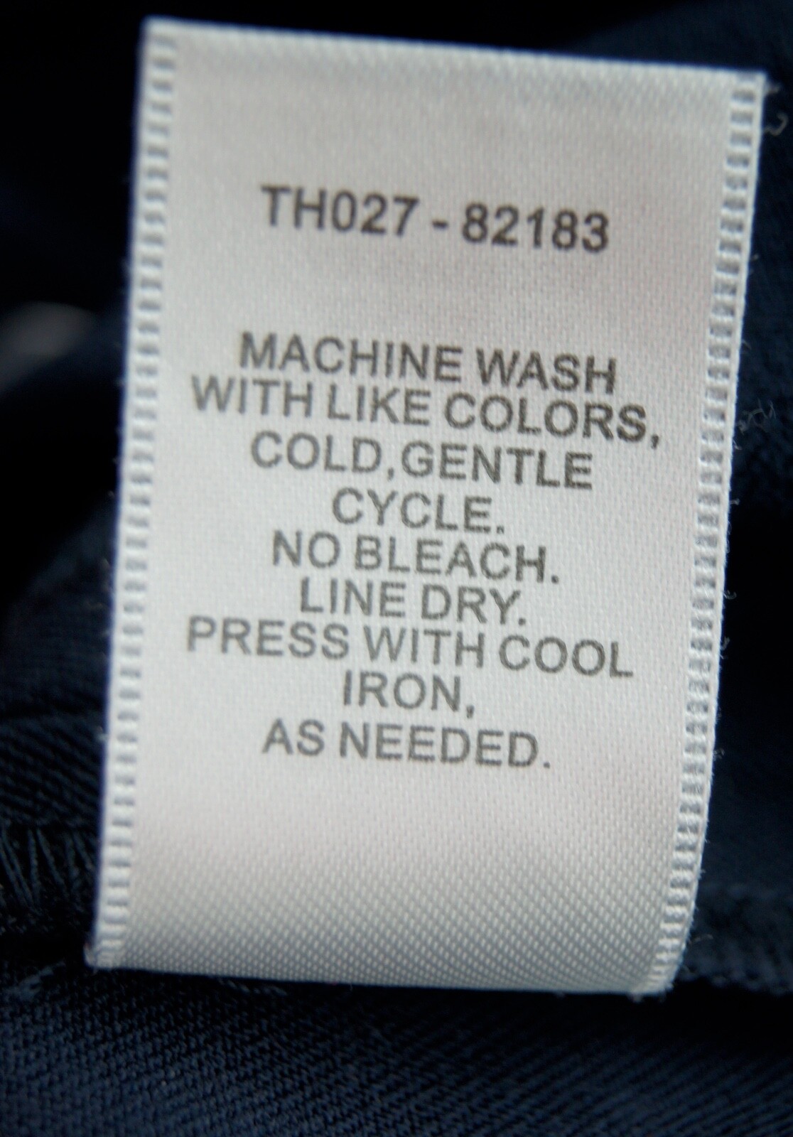 Pendleton Knit Navy Blue Flat Front Straight Leg … - image 8