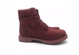 timberland dark red nubuck