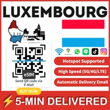 [eSIM] Luxembourg eSIM e-SIM card Travel Sim card Tarjeta eSIM Dato Data only 🛜