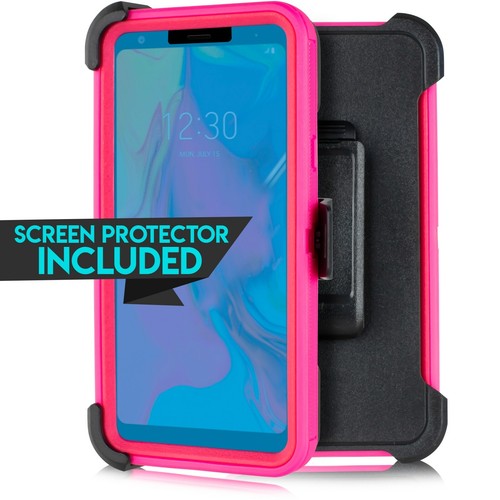 Für LG Stylo 5 stoßfeste Hartschale passt Otterbox Defender Gürtelclip Holster - Bild 26 von 37