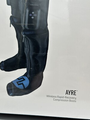 Compex Ayre マッサージブーツ Compex AYRE Wireless Rapid-Recovery Compression Boots Black