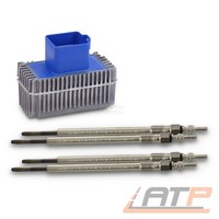 GlÜHzeitsteuergerÄT + 4X GlÜHkerze FÜR Opel Astra H Signum Vectra C Zafira Cdti