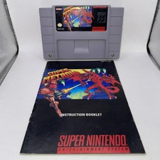 Super Metroid (Nintendo SNES, 1994) Cartridge and Manual – Authentic – Tested