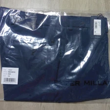 PETER MILLAR Mens 34 SHORTS SURGE NAVY BLUE PERFORMANCE GOLF ME0XB10 9"