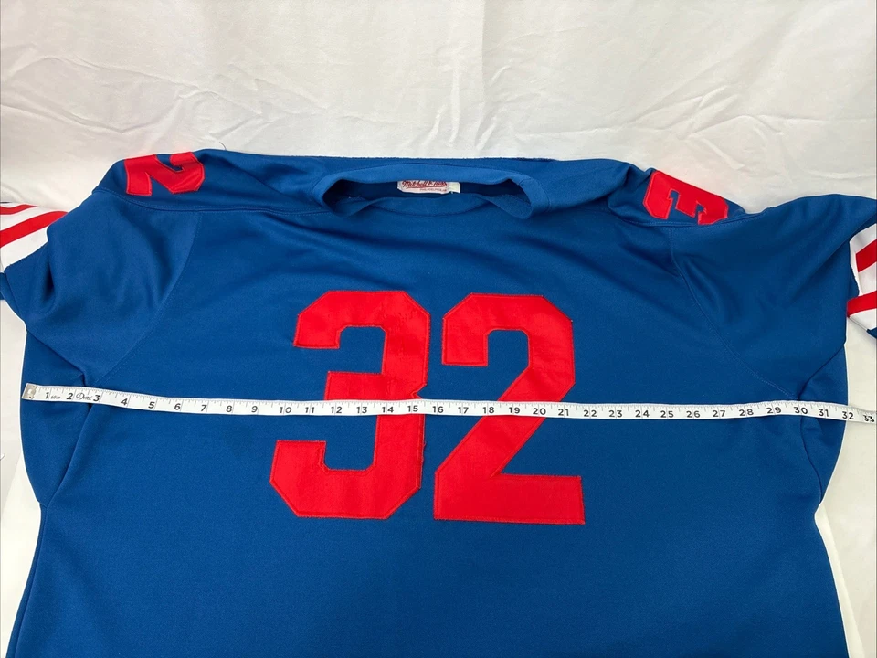 OJ Simpson NFL Camiseta de fútbol americano retro de los Buffalo Bills #32 Azul Foto 4 de 4