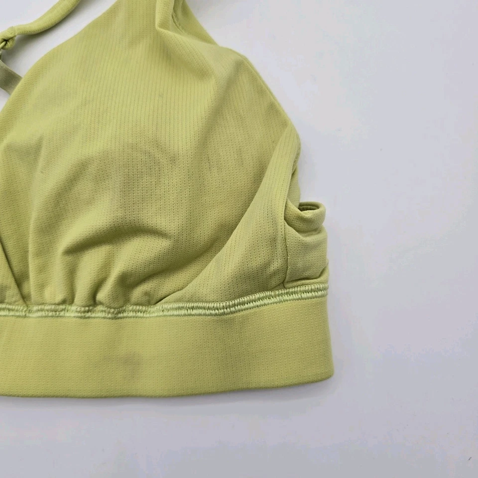 Sujetador REI Co Op Mujer Pequeño Verde Deportivo V Espalda Cruzada Ajustable Extraíble Acolchado Foto 4 de 4