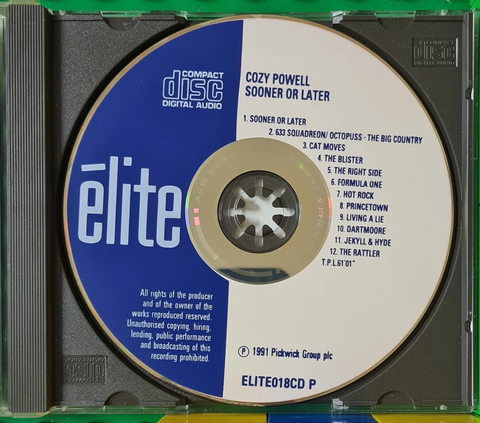 Cozy Powell - Sooner Or Later - Elite - CD - Bild 3 von 3