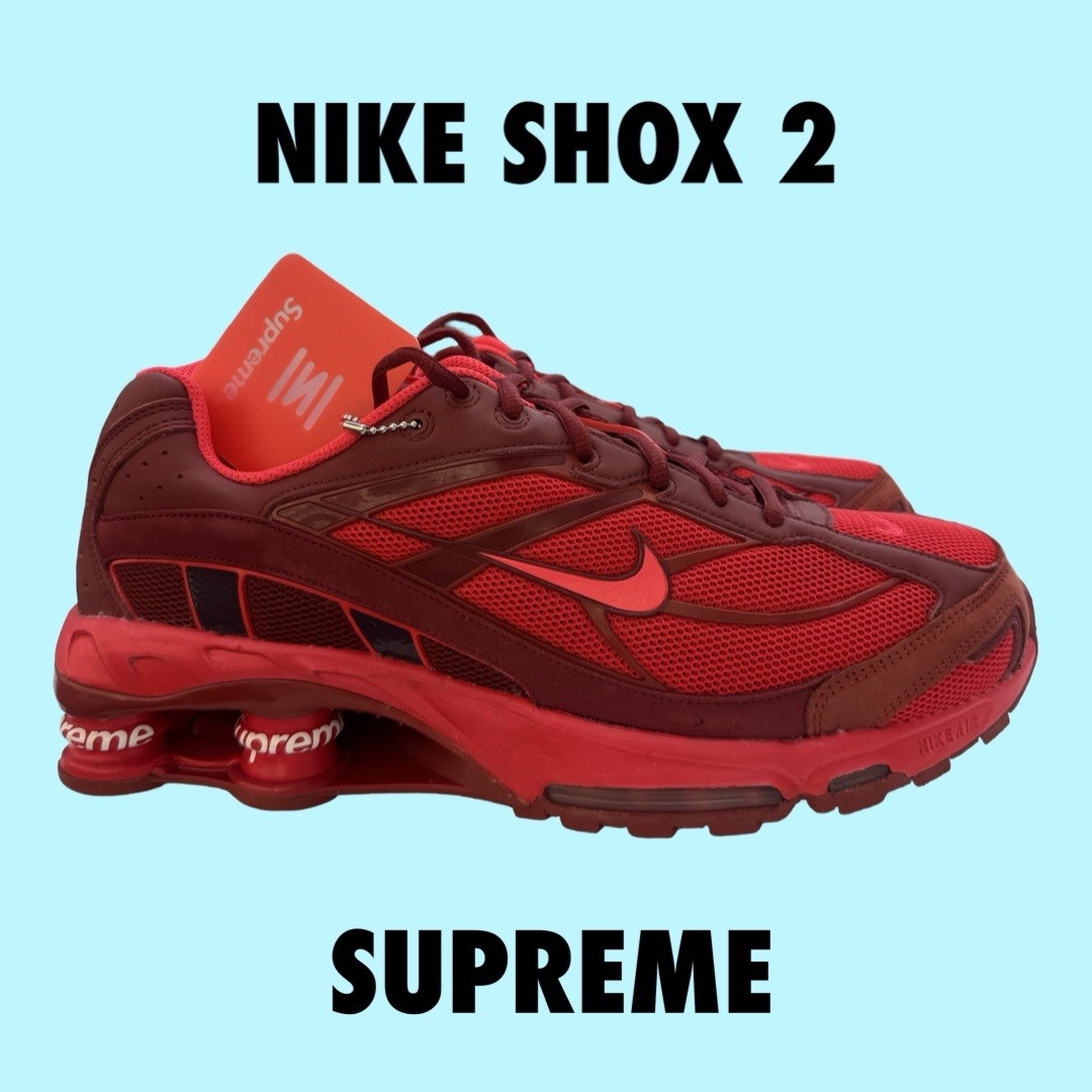 Size 12 - Supreme x Nike Shox Ride 2 Speed Red for sale online | eBay