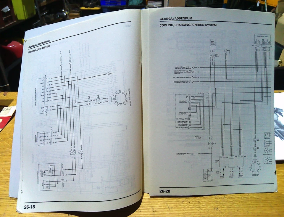 2001 HONDA GL 1800A SHOP MANUAL - Image 3 of 3