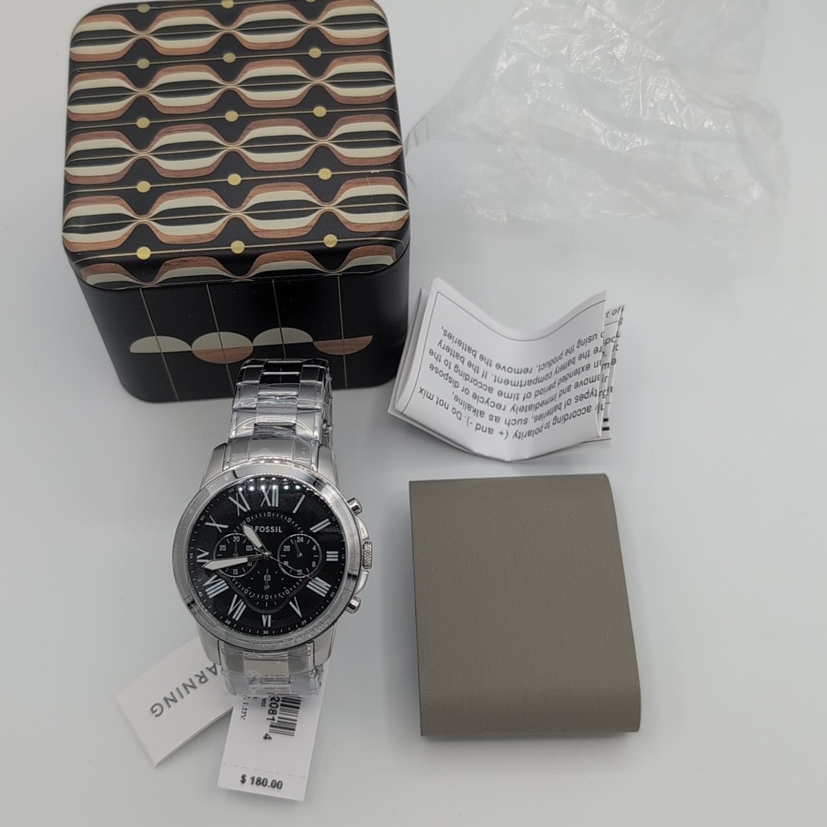 Fossil FS4736 Wrist Watch for Men for sale online | eBay