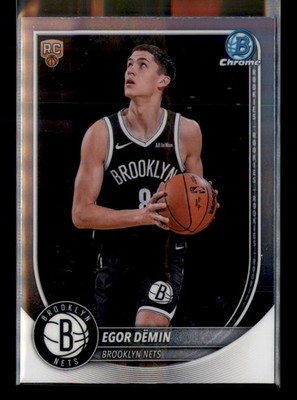 2025/26 Bowman Chrome #BCV-8 Egor Demin Rookie The BallCap Exec