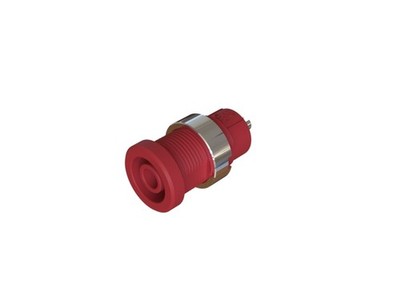Cal Test CT4397-04-2 - 4mm Sheathed Jack, 2mm (.080') Solder Slot, Panel, UL,
