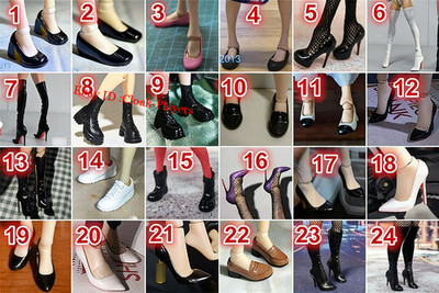 1/12 Scale Girl Shoes Model For 6'' Female TBL Romankey ANT CZ Action Figure Body