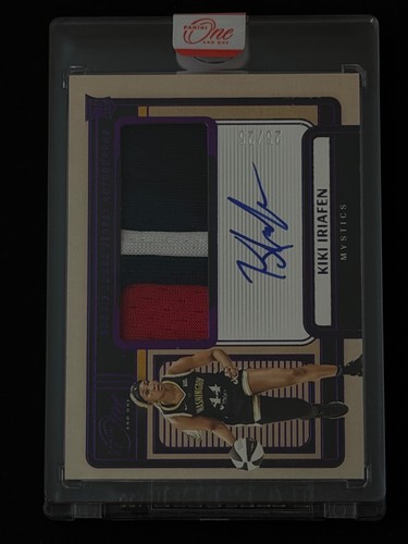 2025 Panini One and One #RJJ-KI Kiki Iriafen Patch Auto 25/25