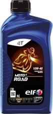 Elf MOTO 4 ROAD 10W-40 4-Stroke Motorcycle Engine Oil, Semi-Synthetic, 1L