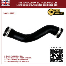Intercooler Turbo Hose Pipe For Mercedes E- Class E200 E220 E250 CDI 2045282182