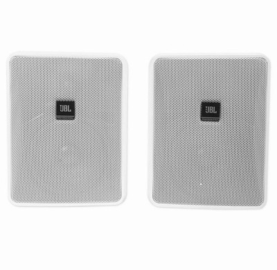 (2) JBL Control 25-1-WH 5.25'' 30w 70v Commercial Restaurant/Bar Wall Speakers