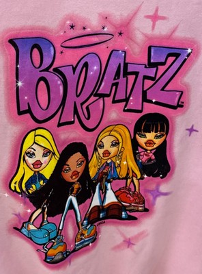 Brats Pink Crew Neck Pullover Sweatshirt Top L Adult