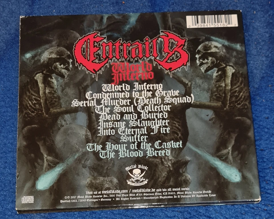 ENTRAILS - WORLD INFERNO * CD LIMITED DIGIPACK * ALBUM 2017 * EXPLICIT * WIE NEU - Bild 2 von 2