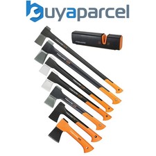 Fiskars Splitting Chopping Axe Anti Shock Soft Grip Sharpener X5 X7 X11 X17 X21