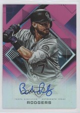 2020 Topps Fire Fire Auto Magenta 1/25 Brendan Rodgers #FA-BR Auto 8k4