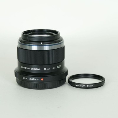 【新品】OLYMPUS M.ZUIKO DIGITAL 45mm F1.8 Olympus M ZUIKO DIGITAL 45mm F1 8 Black Lens Micro Four Thirds | eBay