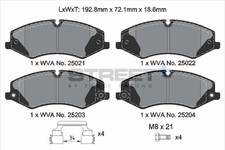Pastiglie Freni LAND ROVER DISCOVERY SPORT (L550) 1.5 P 270e PHEV 4x4 Anno 05/24