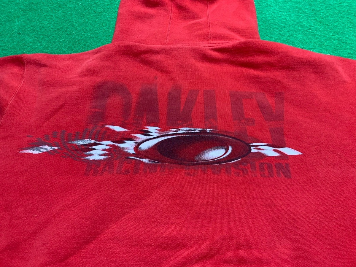 Vintage Oakley Software Hoodie Sweatshirt XL 90s Y2K Big Center