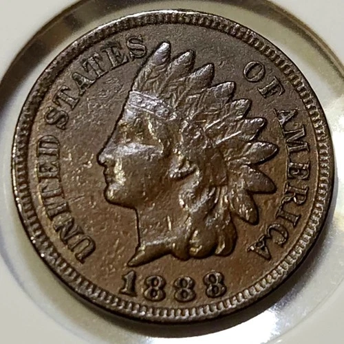 1888 Indian Head Cent - XF Details: Surface Issue - 3 Diamonds