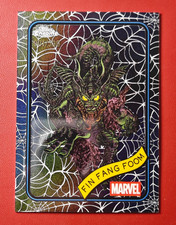 2025 Topps Chrome Marvel Black Web Fin Fang Foom Villain #53 001/399 First Print